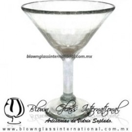 Copa Martini Cristal de Vidrio Soplado
